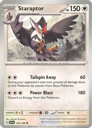 Staraptor 150  - Uncommon - SV01: Scarlet & Violet Base Set