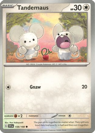 Tandemaus - 159/198 159  - Common - SV01: Scarlet & Violet Base Set