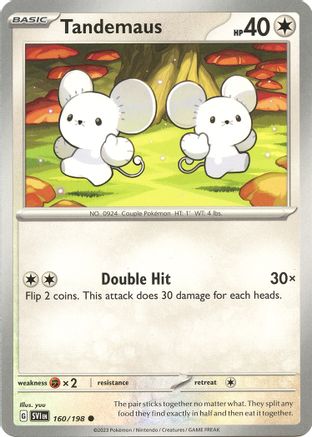 Tandemaus - 160/198 160  - Common - SV01: Scarlet & Violet Base Set