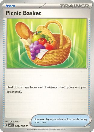 Picnic Basket 184  - Uncommon - SV01: Scarlet & Violet Base Set