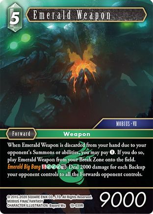 Emerald Weapon (19-039R) - Rare - From Nightmares
