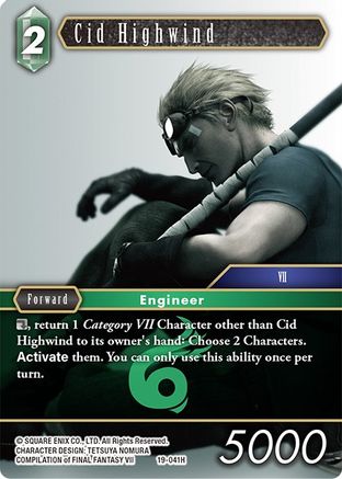 Cid Highwind (19-041H) - Hero - From Nightmares