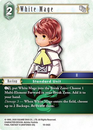 White Mage (19-042C) (19-042C) - Common - From Nightmares