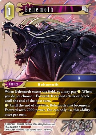 Behemoth (19-066C) (19-066C) - Common - From Nightmares