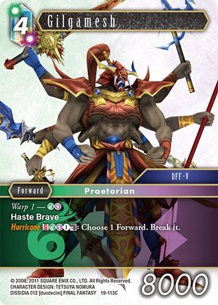 Gilgamesh (19-113C) - Common - From Nightmares