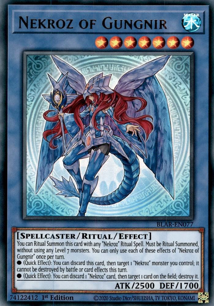 Nekroz of Gungnir BLAR-EN077 (Battles of Legend: Armageddon)  - 1st Edition