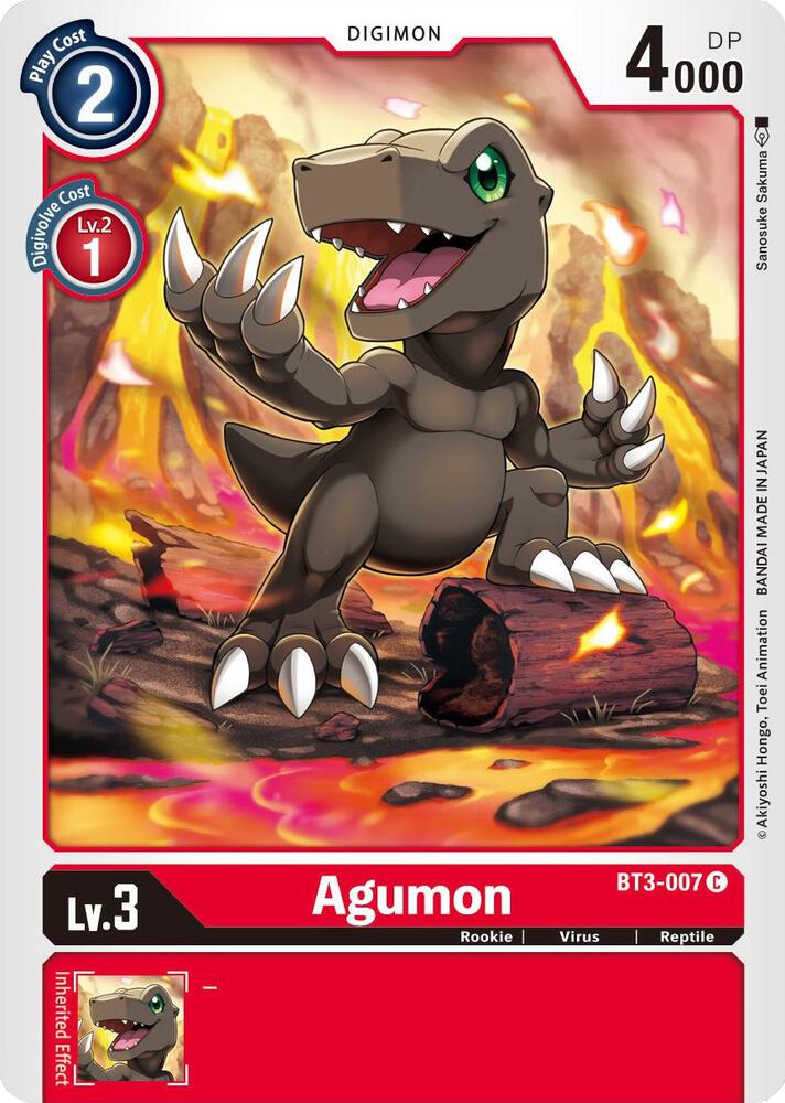 Agumon BT3 007 BT3-007 C (Release Special Booster 1.5) 