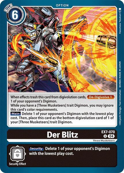 Der Blitz EX7-070 U (Digimon LIBERATOR) 