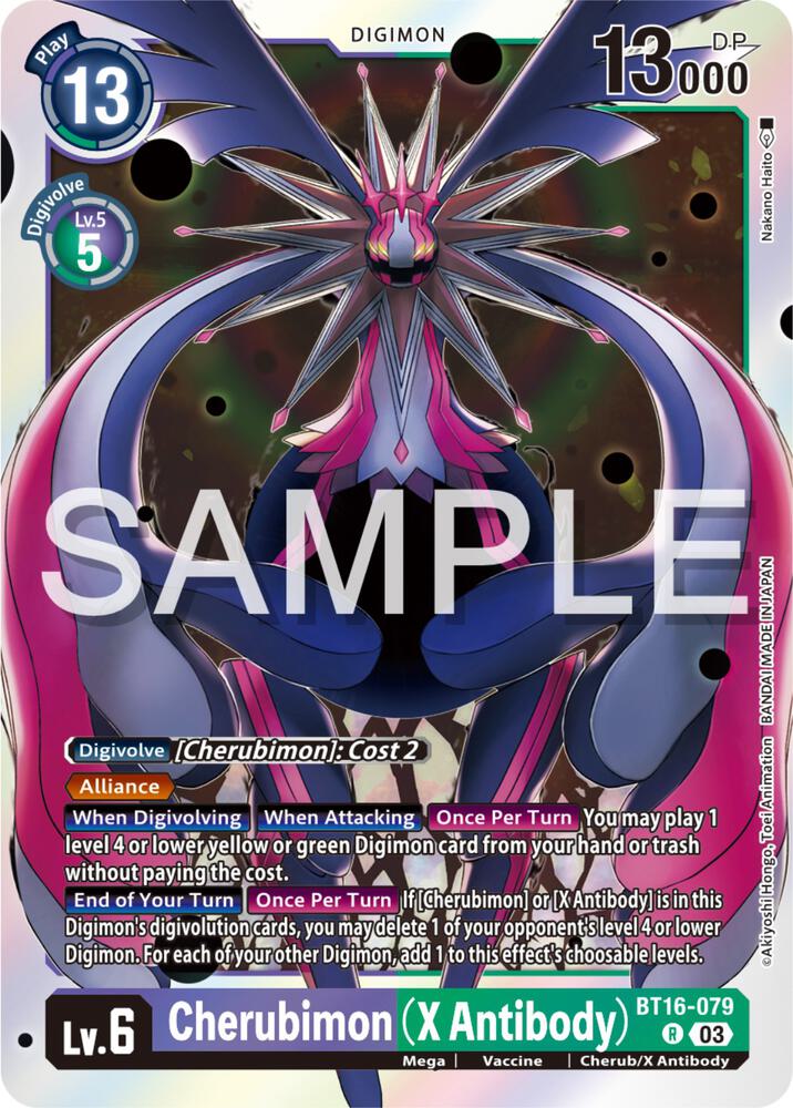 Cherubimon X Antibody BT16-079 R (Beginning Observer)  - Foil