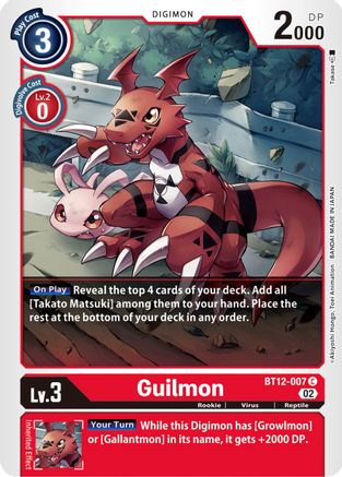 Guilmon (BT12-007)  Common - Across Time