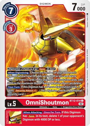 OmniShoutmon (BT12-014)  Common - Across Time