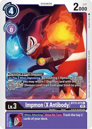 Impmon (X Antibody) (BT12-073)  Common - Across Time