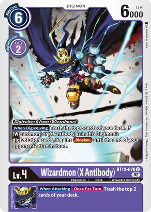 Wizardmon (X Antibody) (BT12-078)  Common - Across Time