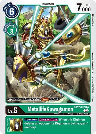 MetallifeKuwagamon (BT12-053)  Common - Across Time