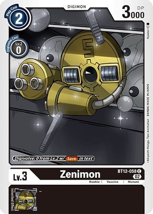 Zenimon (BT12-058)  Common - Across Time