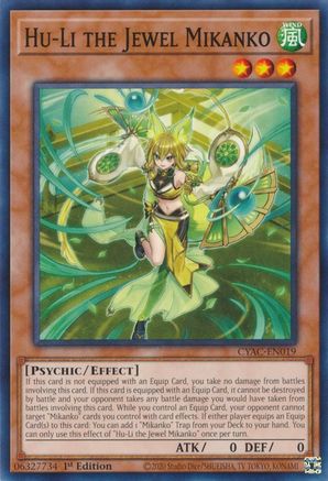 Hu-Li the Jewel Mikanko (CYAC-EN019) - Common - 1st Edition - Cyberstorm Access