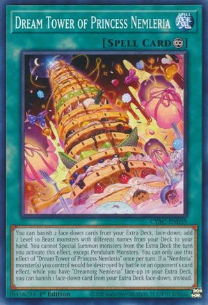 Dream Tower of Princess Nemleria (CYAC-EN059) - Common - Cyberstorm Access