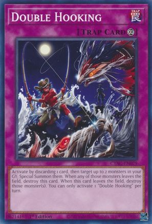 Double Hooking (CYAC-EN079) - Common - 1st Edition - Cyberstorm Access