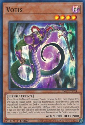 Votis (CYAC-EN094) - Super Rare - Cyberstorm Access