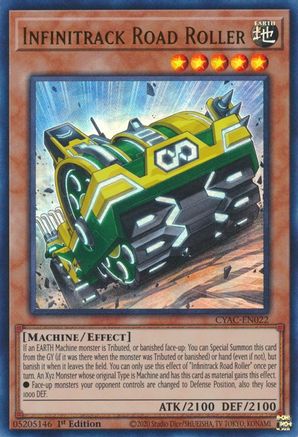 Infinitrack Road Roller (CYAC-EN022) - Ultra Rare - 1st Edition - Cyberstorm Access