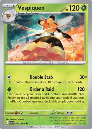 Vespiquen 9  - Uncommon - SV02: Paldea Evolved
