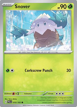 Snover 10  - Common - SV02: Paldea Evolved