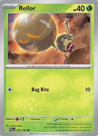 Rellor - 025/193 25  - Common - SV02: Paldea Evolved