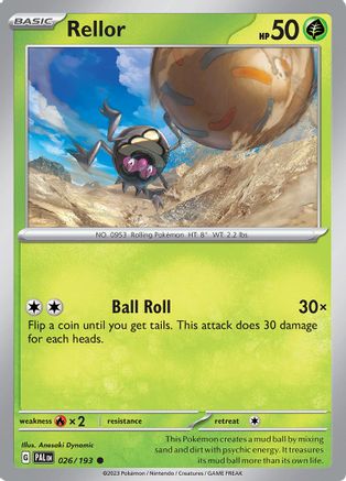 Rellor - 026/193 26  - Common - SV02: Paldea Evolved