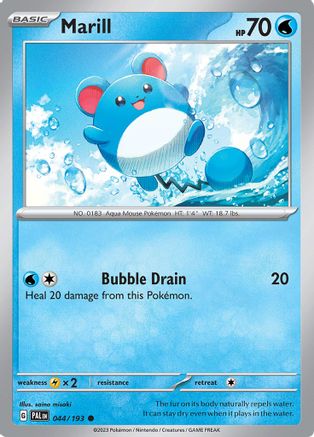 Marill - 044/193 44  - Common - SV02: Paldea Evolved