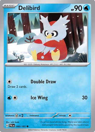 Delibird 46  - Common - SV02: Paldea Evolved