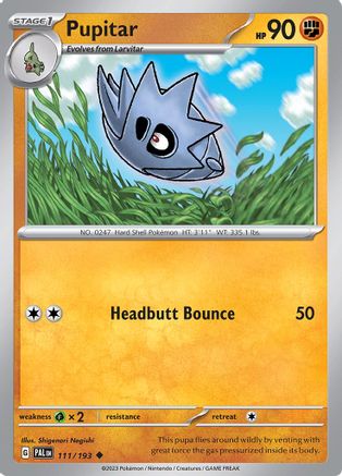 Pupitar 111  - Uncommon - SV02: Paldea Evolved