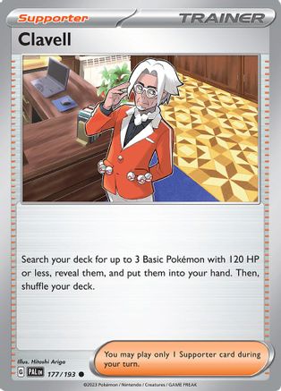 Clavell 177  - Common - SV02: Paldea Evolved