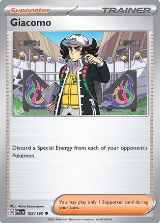 Giacomo 182  - Uncommon - SV02: Paldea Evolved