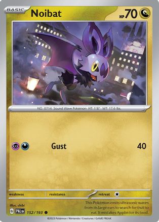 Noibat 152  - Common - SV02: Paldea Evolved