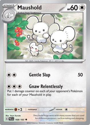 Maushold 168  - Uncommon - SV02: Paldea Evolved