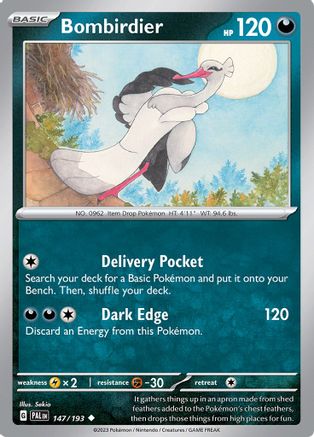 Bombirdier 147  - Uncommon - SV02: Paldea Evolved