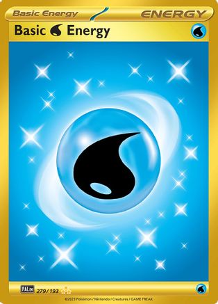 Basic Water Energy - 279/193 279 Holofoil - Hyper Rare - SV02: Paldea Evolved