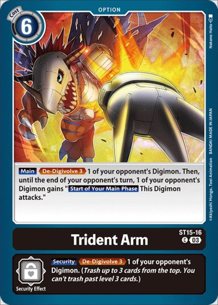 Trident Arm ST15-16 C (Starter Deck 15: Dragon of Courage) 