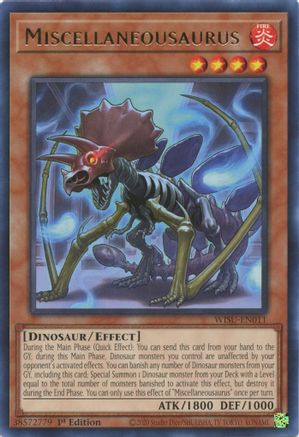 Miscellaneousaurus (WISU-EN011) - Rare - Wild Survivors
