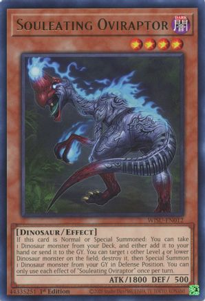 Souleating Oviraptor (WISU-EN012) - Rare - 1st Edition - Wild Survivors