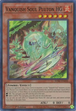 Vanquish Soul Pluton HG (WISU-EN020) - Super Rare - 1st Edition - Wild Survivors