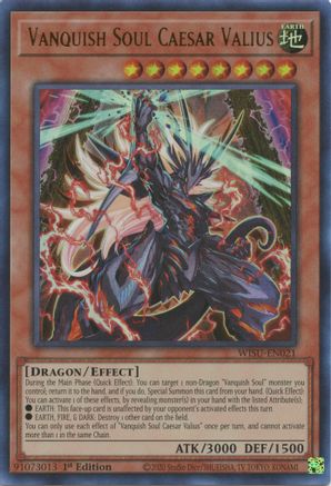 Vanquish Soul Caesar Valius (WISU-EN021) - Ultra Rare - Wild Survivors