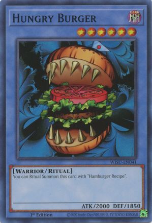 Hungry Burger (WISU-EN041) - Super Rare - 1st Edition - Wild Survivors
