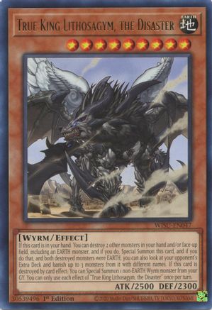 True King Lithosagym, the Disaster (WISU-EN047) - Rare - Wild Survivors