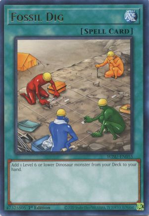 Fossil Dig (WISU-EN055) - Rare - 1st Edition - Wild Survivors