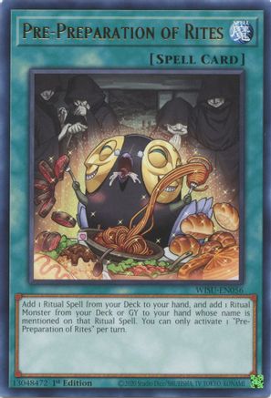 Pre-Preparation of Rites (WISU-EN056) - Rare - Wild Survivors