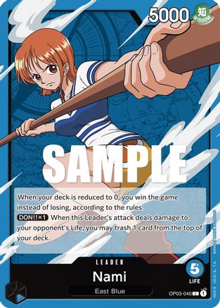 Nami (040) (OP03-040) - Normal Leader - Pillars of Strength