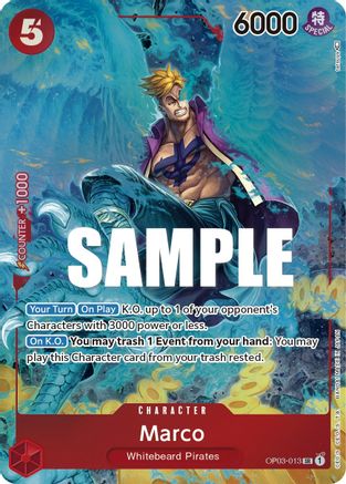 Marco (Alternate Art) (OP03-013) - Foil Super Rare - Pillars of Strength