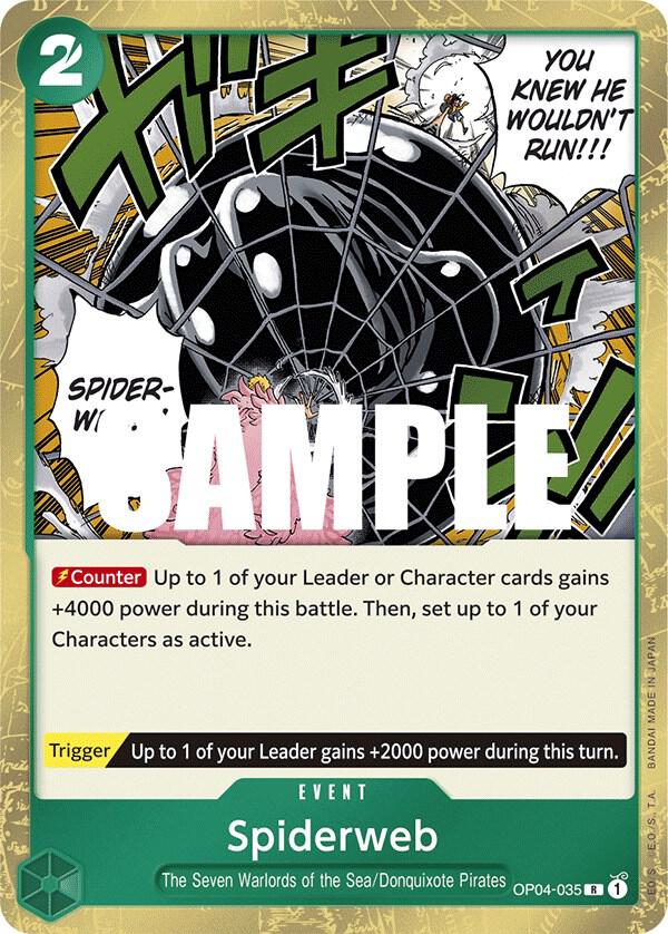 Spiderweb OP04-035 (Kingdoms of Intrigue)  - Foil