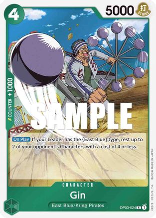 Gin (OP03-024) - Foil Rare - Pillars of Strength